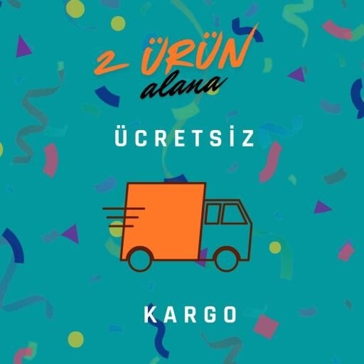 Herhangi bir üründen 2 tane alana kargo bedava